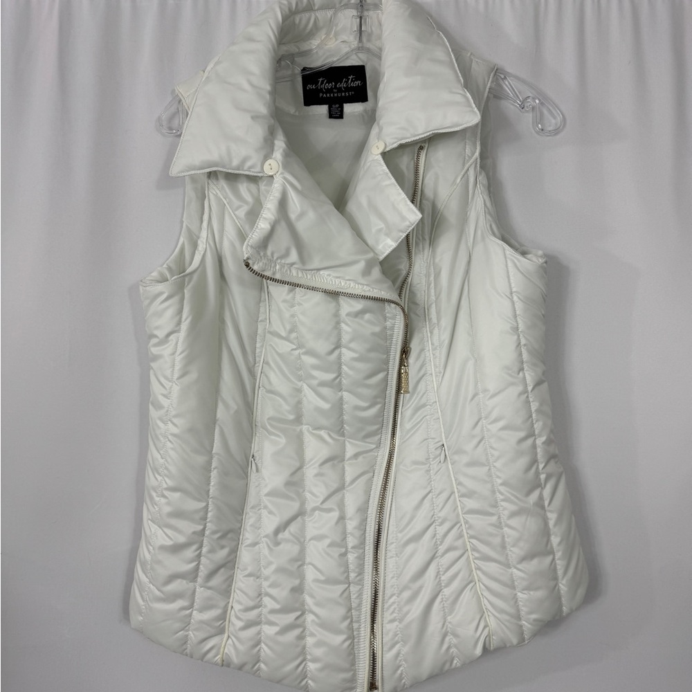 White Vera & Vera Quilted Vest